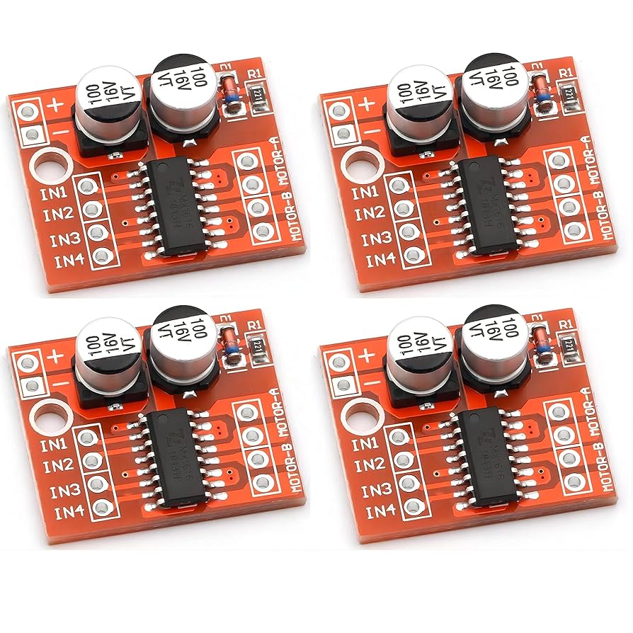 Mii Amazon.com: WWZMDiB 4Pcs Mini L298N 2 Channel H Bridge DC